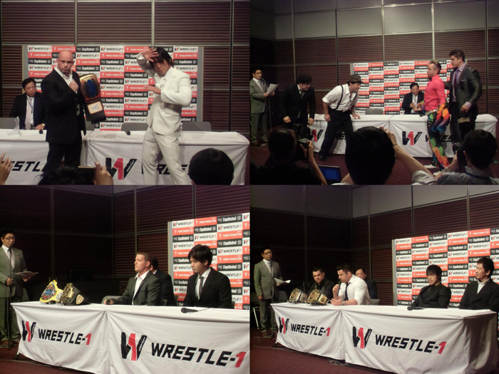 7・6両国国技館大会『FIGHTING ENTERTAINMENT WRESTLE-1 衝撃〜IMPACT〜』前日会見開催