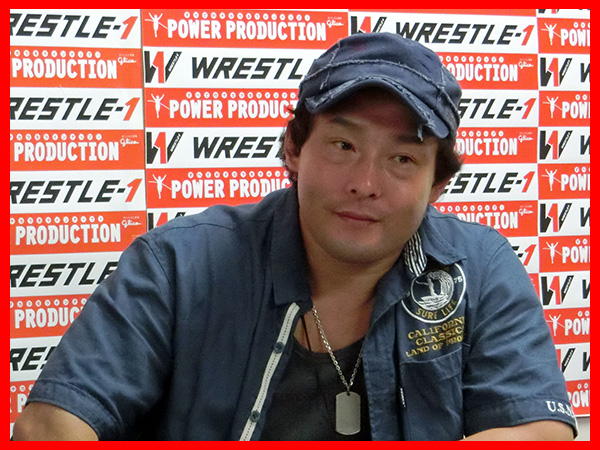 『WRESTLE-1 TOUR 2014 After The IMPACT』7月21日（月／祝）後楽園ホール大会 TAJIRI選手 大会前会見