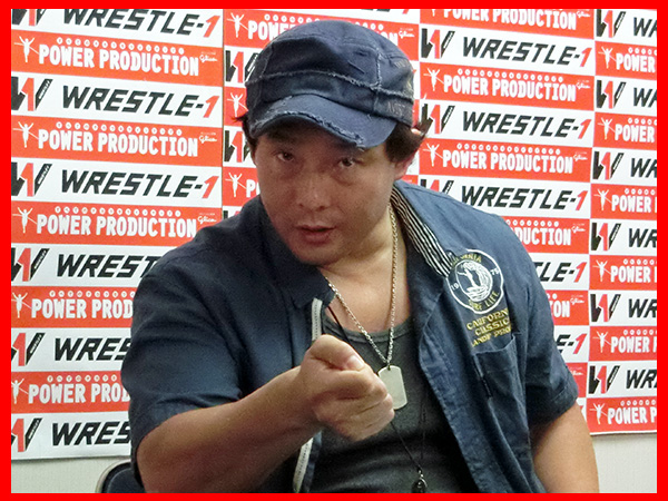 『WRESTLE-1 TOUR 2014 After The IMPACT』7月21日（月／祝）後楽園ホール大会 TAJIRI選手 大会前会見