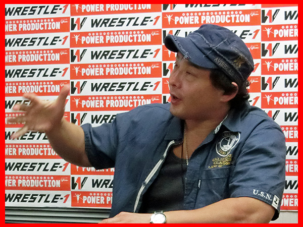 『WRESTLE-1 TOUR 2014 After The IMPACT』7月21日（月／祝）後楽園ホール大会 TAJIRI選手 大会前会見