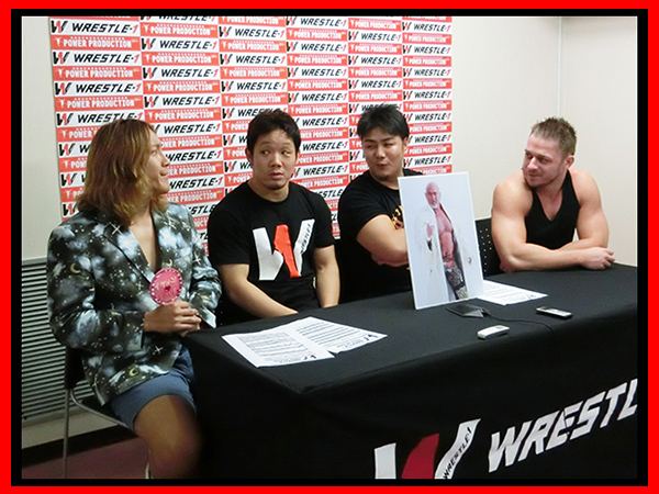 『WRESTLE-1 TOUR 2014 初代王者決定トーナメント』9月22日（月）東京・後楽園ホール大会で武藤敬司選手とタッグチームを結成！ Novus 記者会見