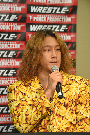 WRESTLE-1 GRAND PRIX 2015 準決勝！ワイルド―イケメン論争の決着は如何に！？-2015.8.10記者会見