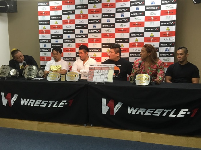 「熊ゴローと一言も口を利いていない」土肥熊、またも分裂危機!?『W-1 TAG LEAGUE』Aブロック記者会見!!―2017.9.19WRESTLE-1会見③