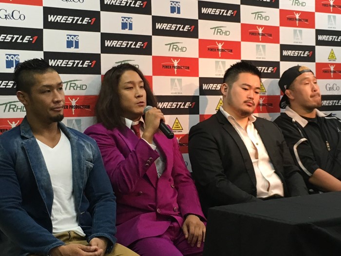 イケメンが熊ゴローのプライベート暴露で心理戦を展開！『WRESTLE-1 TAG LEAGUE 2017』決勝トーナメント前日会見！2017.10.10―WRESTLE-1会見