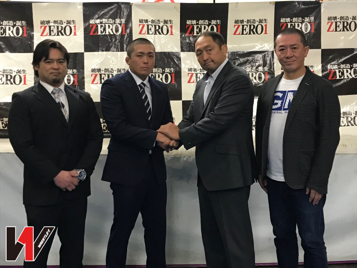 「プロレス総合学院で学んだ技術などをこのZERO1のリングで十分に発揮してがんばってきたいと思います」プロレス総合学院4期生、北村彰基さんがZERO1に入門！