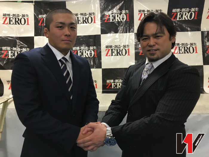 「プロレス総合学院で学んだ技術などをこのZERO1のリングで十分に発揮してがんばってきたいと思います」プロレス総合学院4期生、北村彰基さんがZERO1に入門！