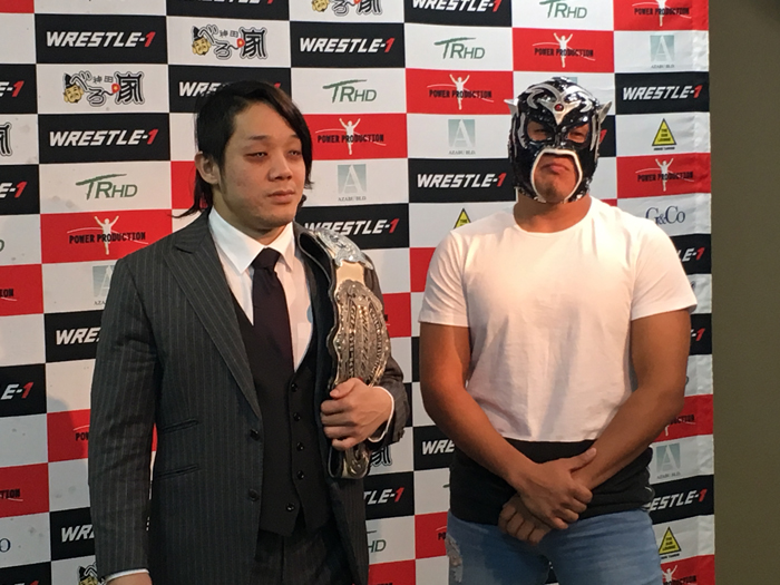 「去年のパンテーラとは全くの別人」王者・児玉、パンテーラに警戒心を露わ！■2019.3.14WRESTLE-1記者会見②